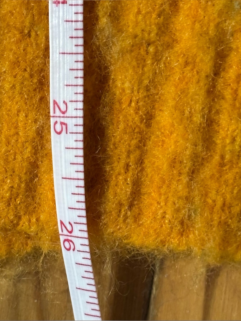 Free People Sepia Plaid Cardigan in Marigold Sky Combo Sz XS OVERSIZED FuzzyWool - Picture 15 of 15